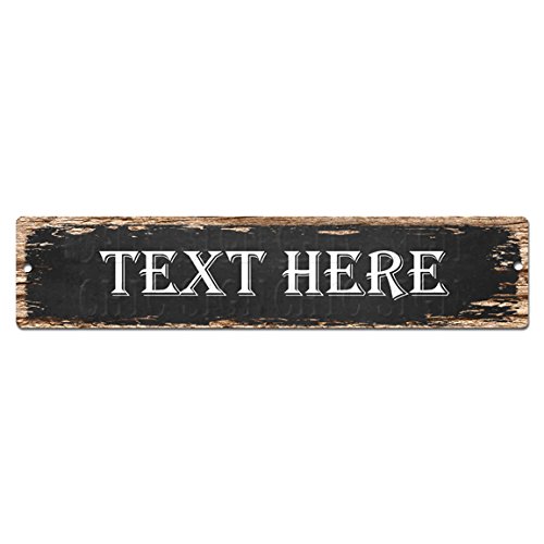 Any Text HERE Any Name Customize Personalize Man CAVE Street Sign Chic Rustic Street Plate Sign Bar Cafe Restaurant Shop Home Man cave Decor Gift Sign