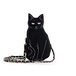 Womens Cat Crossbody Purse Bags Animal Cat Chic Clutch Shoulder Bags