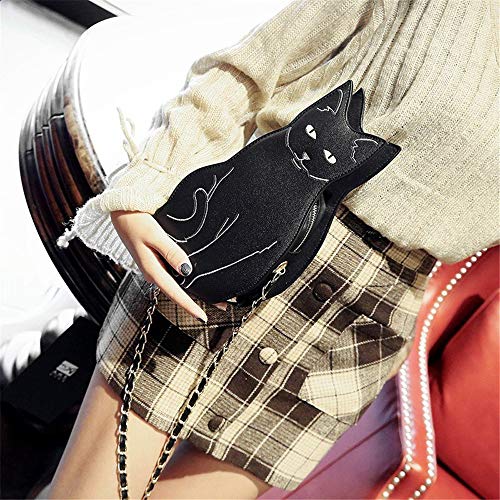 Womens Cat Crossbody Purse Bags Animal Cat Chic Clutch Shoulder Bags