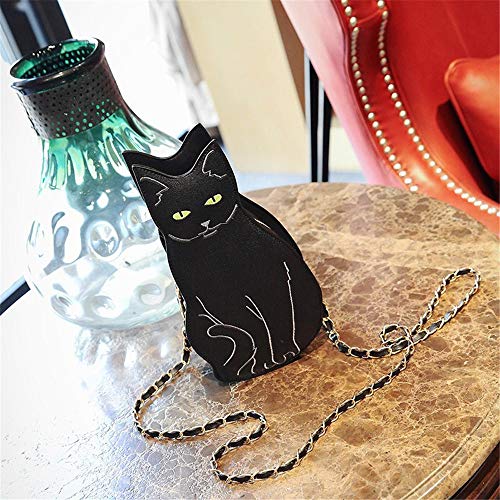 Womens Cat Crossbody Purse Bags Animal Cat Chic Clutch Shoulder Bags