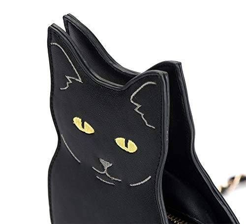 Womens Cat Crossbody Purse Bags Animal Cat Chic Clutch Shoulder Bags