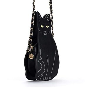 Womens Cat Crossbody Purse Bags Animal Cat Chic Clutch Shoulder Bags