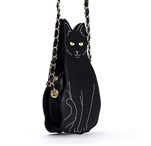 Womens Cat Crossbody Purse Bags Animal Cat Chic Clutch Shoulder Bags