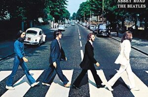 trends international beatles-abbey road wall poster, 22.375″ x 34″, unframed version, bedroom