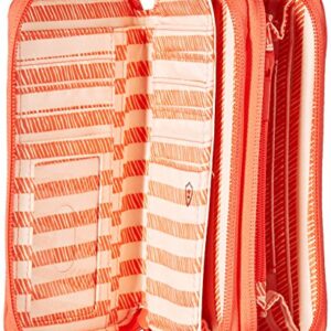 Vera Bradley Women's Midtown All in One Crossbody Purse With RFID Protection, Coral Reef, One Size
