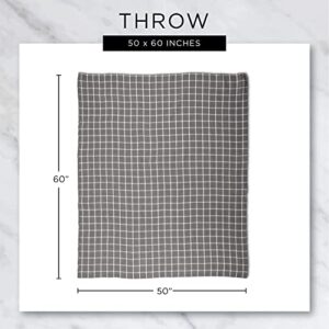 DII Stone Diamond Lattice Throw, 50x60