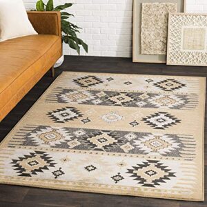 artistic weavers hepburn transitional runner area rug,2’2″ x 7’7″,camel
