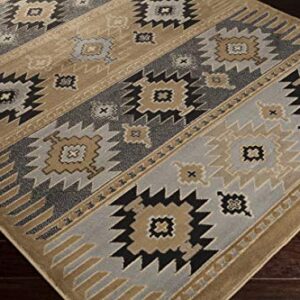 Artistic Weavers Hepburn Transitional Runner Area Rug,2'2" x 7'7",Camel