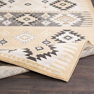 Artistic Weavers Hepburn Transitional Runner Area Rug,2'2" x 7'7",Camel