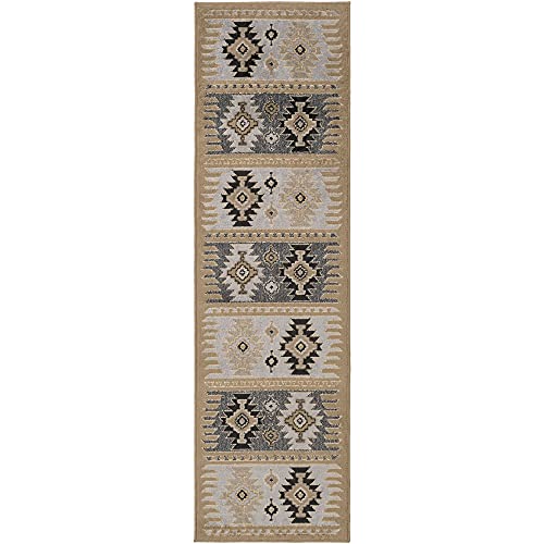 Artistic Weavers Hepburn Transitional Runner Area Rug,2'2" x 7'7",Camel