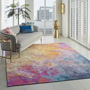 Nourison Passion Bohemian Abstract Sunburst Area Rug, (8' x 10')