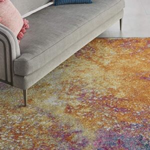 Nourison Passion Bohemian Abstract Sunburst Area Rug, (8' x 10')