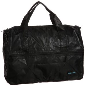 hapitas(ハピタス) women small folding boston bag, 128 checkered black