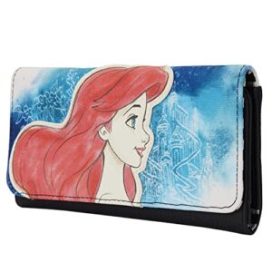 Loungefly Disney Ariel Printed Faux Leather Wallet, Multi, One Size