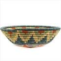 Fair Trade Rwanda African Sisal Bowl 11-12" Across, 33815