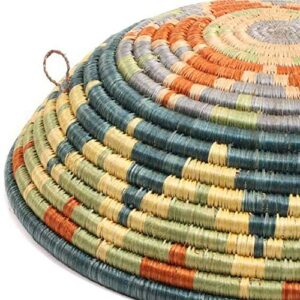 Fair Trade Rwanda African Sisal Bowl 11-12" Across, 33815