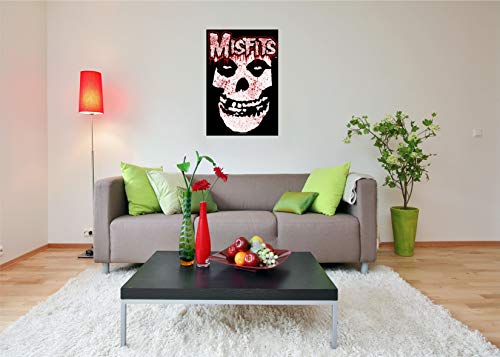 Misfits - Fiend Skull Splatter Poster 26 x 36in