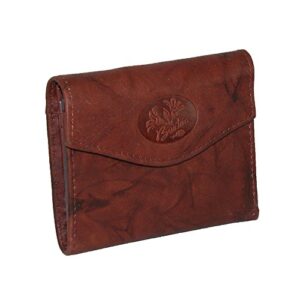 buxton womens heiress pik-me-up? mini-trifold wallets, mahogany, one size us