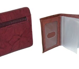 Buxton womens Heiress Pik-me-up? Mini-trifold wallets, Mahogany, One Size US