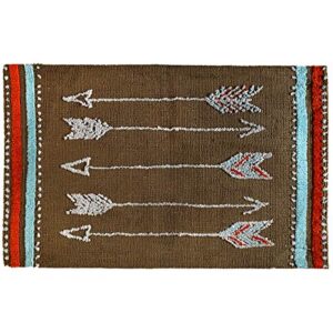 simple spaces by jellybean western arrows accent rug
