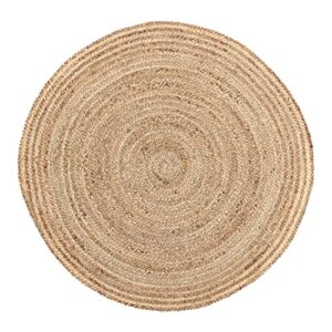 coastal farmhouse flooring – harlow tan round jute rug, 3′ diameter