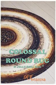 rj designs jelly roll rug colossal rdptrn 9.75 x 6 x 0.06