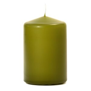 montgomery industries sage pillar candles 3″ x 4″ (2 pack)