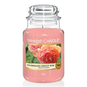 yankee candle 5038581033211 jar large sun-drenched apricot rose ysdsar, one size, …
