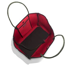 Haute Shore - Greyson Brat2 Neoprene Tote Bag w/Zipper Wristlet Inside (Greyson, Camo Green w/Black & Red Stripe)