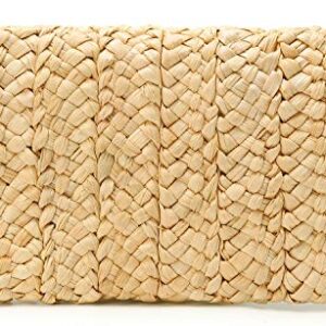 Obosoyo Women's Straw Clutch bags Handbag Straw Purse Envelope Bag Wallet Summer Beach Bag Woven Bag Purse Wallet