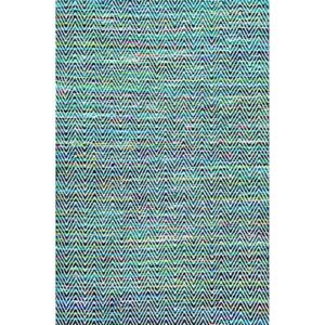 nuLOOM Rochell Handwoven Chevron Accent Rug, 2 ft x 3 ft, Green