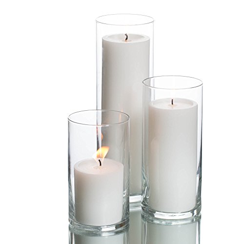 Eastland® Cylinder Pillar Candle Vases Set of 36