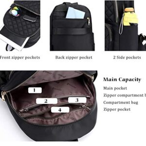 Segater® Women Backpack Purse Waterproof Nylon Shoulder Bag Casual Daypacks Ladies Anti-Theft Backpack