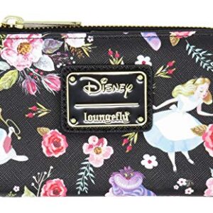 Loungefly X Disney Alice In Wonderland Floral Print Faux Leather, Wallet