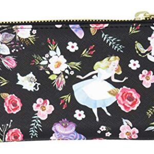 Loungefly X Disney Alice In Wonderland Floral Print Faux Leather, Wallet