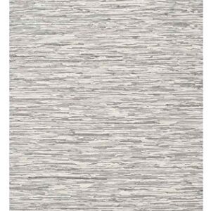 SAFAVIEH Montauk Collection 4' x 6' Silver MTK753A Handmade Fringe Cotton Area Rug