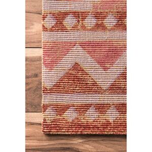 nuLOOM Natura Arwa Crafts Suzani Area Rug, 4' x 6', Sunset