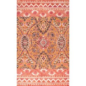 nuLOOM Natura Arwa Crafts Suzani Area Rug, 4' x 6', Sunset