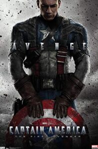 trends international marvel – captain america – the first avenger – one sheet wall poster, 22.375″ x 34″, premium unframed version