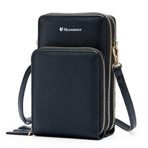 maymooner cell phone purse,small crossbody bags for women with card slots,black