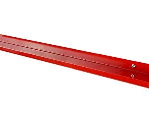 ULTRAledge 30" Over-The-Range Display / Shelf / Ledge / Spice Rack. 3.5" deep (Red)