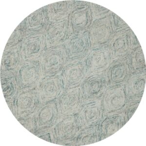 SAFAVIEH Ikat Collection 2'3" x 8' Ivory / Sea Blue IKT631A Handmade Premium Wool Runner Rug