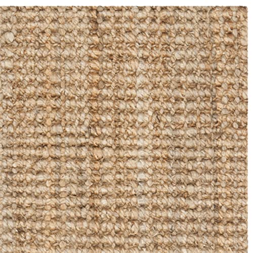 SAFAVIEH Natural Fiber Collection 2'3" x 4' Natural NF730C Handmade Farmhouse Premium Jute Accent Rug