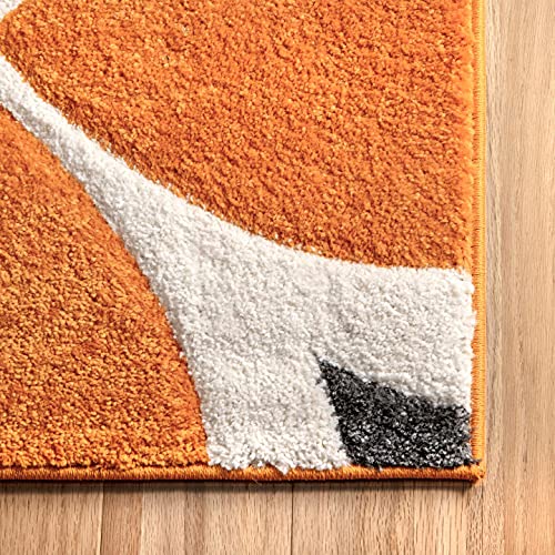 nuLOOM Gabriela Contemporary Accent Rug, 2' x 3', Deep Orange