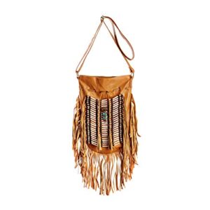 beige boho bag | real leather | fringe purse | bohemian bags | hobo tote handbag