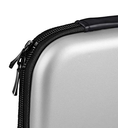 Carrying Case Compatible with Nintendo Switch - Protective Hard Portable Travel Carry Case Shell Pouch for Console & Accessories - Silver