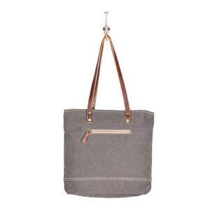 Myra Bags Solemn Canvas, leather & Rug Tote Bag S-1885
