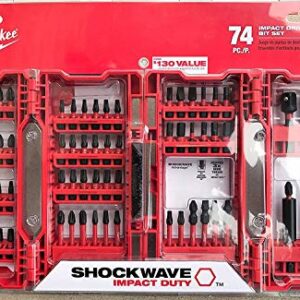 Milwaukee Shockwave Impact Driver Bit Set (74 Piece) 48-32-4062