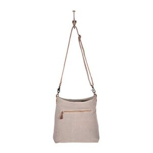 Myra Bags Naïve Canvas, leather & Rug Shoulder Bag S-1917