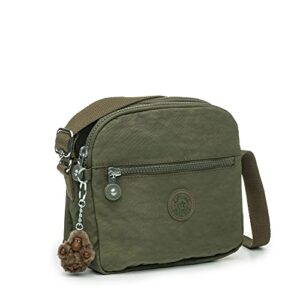 Kipling Keefe Crossbody Bag Jaded Green Tonal